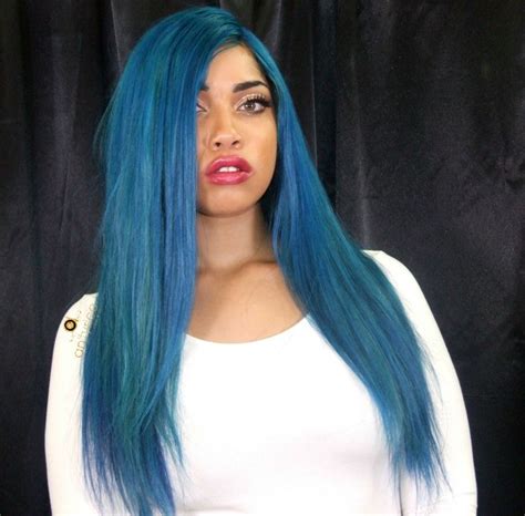 Pin By An Tyrice Salon On Get Jealous Hair Mermaid Blue Long Layered Hair Layered Hair Hair