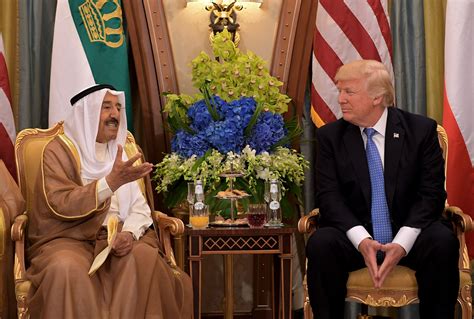 Hh The Amir Meets With President Trump In Riyadh Embassy Of The