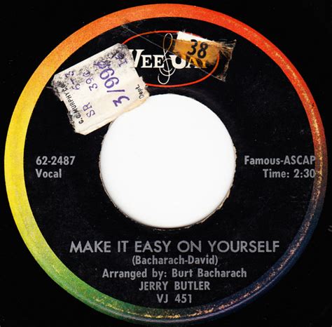 Jerry Butler Make It Easy On Yourself Its Too Late 1962 Vinyl