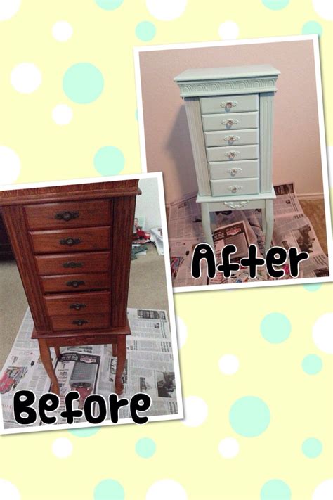 Before And After Photos Of An Old Dresser Turned Into A Side Table With