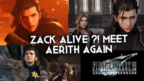 Zack Alive Final Fantasy Vii Remake Pc Zack Mod Youtube