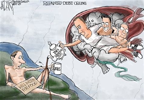 A debt ceiling history lesson from franklin roosevelt: Debt ceiling repainted: Editorial cartoon | cleveland.com