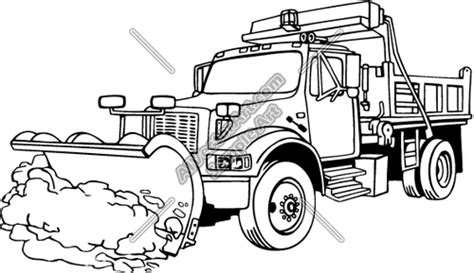 Coloring Page Snowplow Pages Sketch Coloring Page