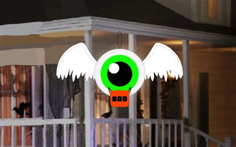 3ft Halloween Airblown Hanging Flying Eyeball F Tawog In 2023