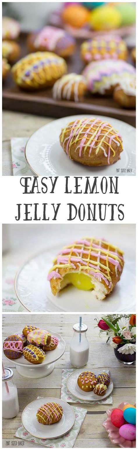 These Easy Lemon Jelly Donuts Are Great For The Kids To Help And Make
