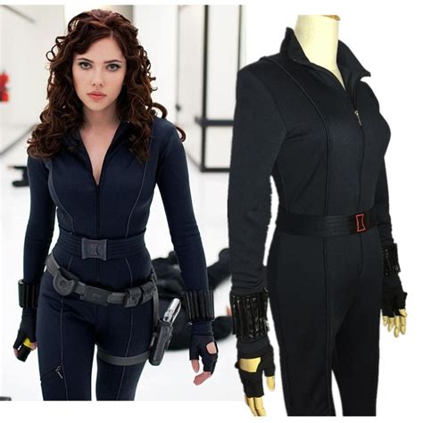 The Avengers Black Widow Costume Adult Womens Custom Made