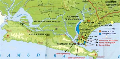 Gambar peta kabupaten pati, provinsi jawa tengah lengkap ukuran besar (hd), meliputi peta administrasi, jalan, dan melalui google map serta tempat wisata. Peta Lokasi Pulau Nusakambangan | Gambar Peta Kabupaten ...