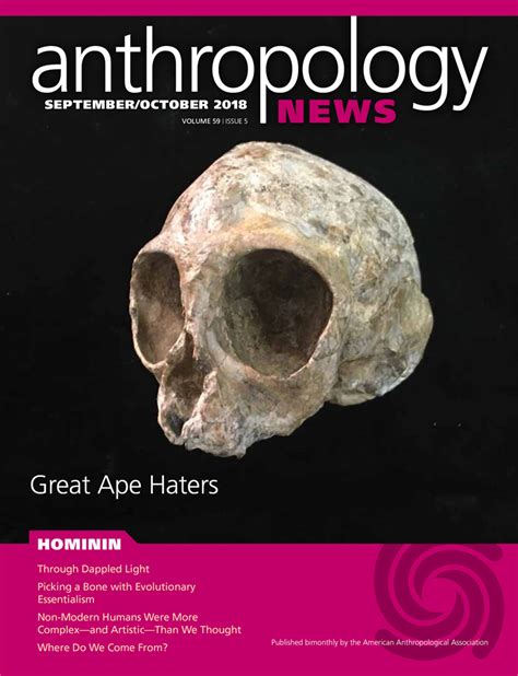 Hominin Anthropology News Vol 59 No 5