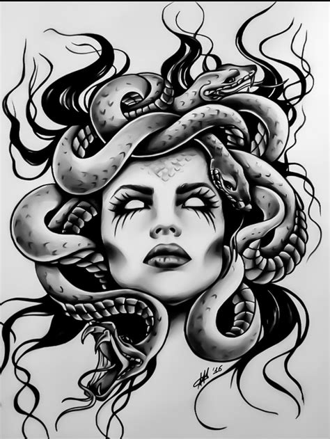 Pin By Black Rosary Art Company On KINTOZ BRAC REFRENCES Medusa Tattoo Design Mythology
