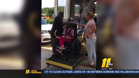 Cary Mom Praises Disabled Daughters Bus Driver As He Prepares To Retire