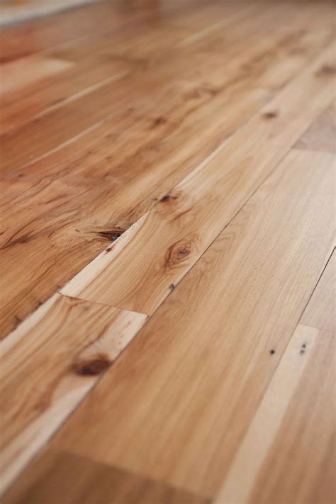Longleaf Lumber Reclaimed Hickory Mixed Width Reclaimed Flooring