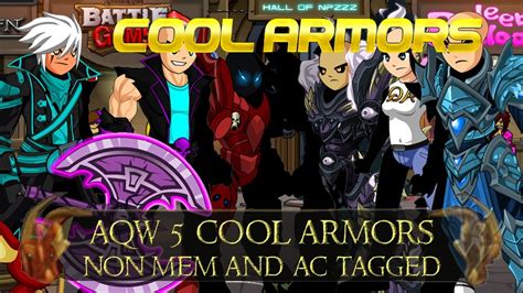 Aqw 5 More Cool Armors Non Member Ac Tagged 4 Youtube