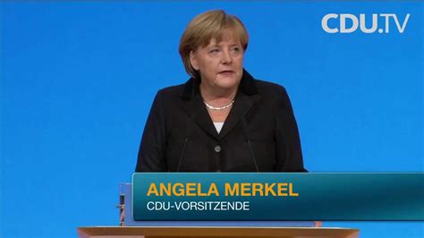 Die Höhepunkte Der Rede Von Angela Merkel Auf Dem Cdu Parteitag Youtube