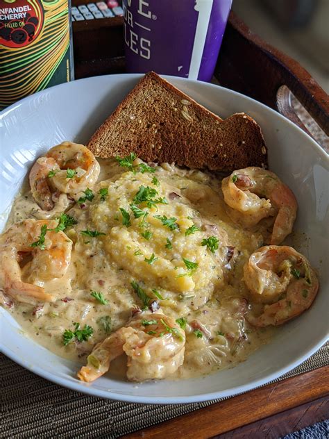 Homemade Tasso And Andouille Shrimp And Grits Rfood