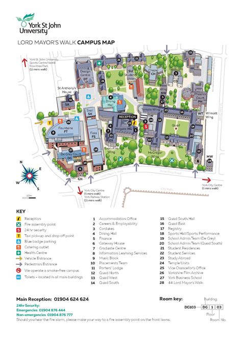 St Johns Campus Map