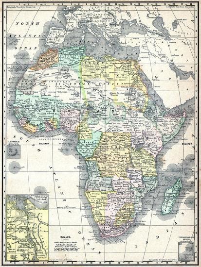 1890 Africa Giclee Print