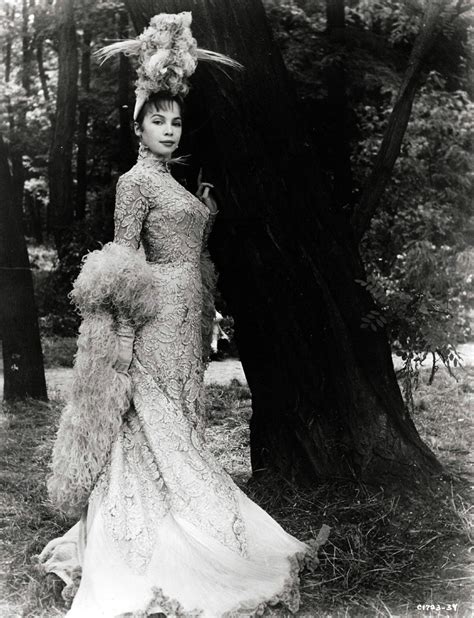 Valentino Vamp Leslie Caron In A Publicity Shot For Gigi 1958