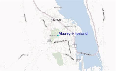 Akureyri Iceland Tide Station Location Guide