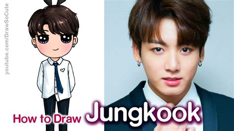 How To Draw Jungkook Bts Youtube
