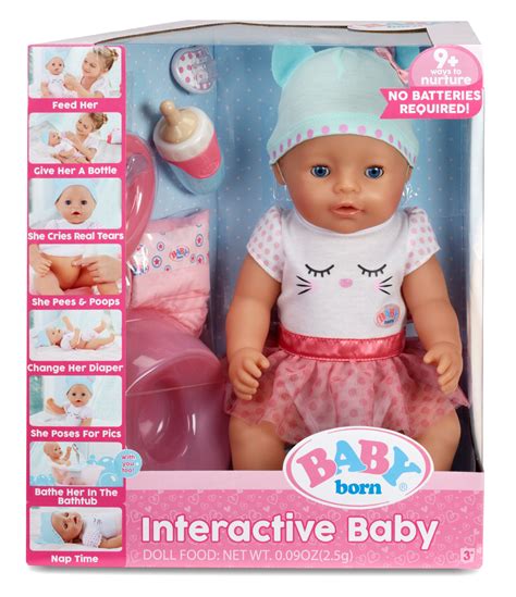Interactive Warm Baby Born Doll Play Set Toy With Accessories Spielzeug
