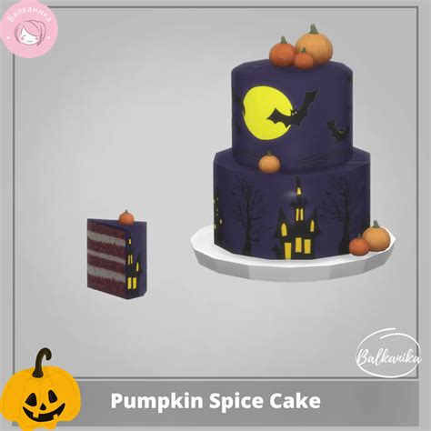 Pumpkin Spice Cake Sims 4 Cuisine And Food Mods Explore Delicious