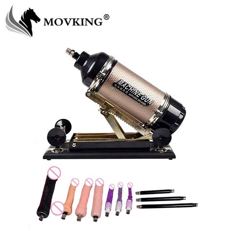 Movking Cannon Sex Machine With 10 Kinds Dildos Attachments Automatic Love Machines Gun Stronger