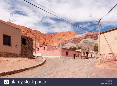 Street View Of Purmamarca In Jujuy Province Argentina Stock Photo Alamy