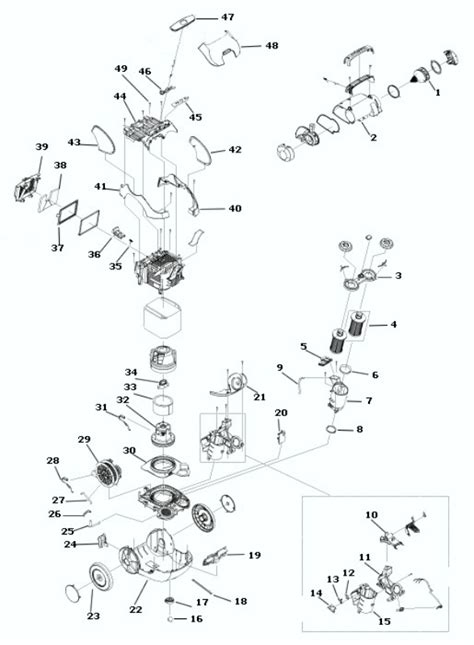 electrolux el7055b bz twin clean canister vacuum parts