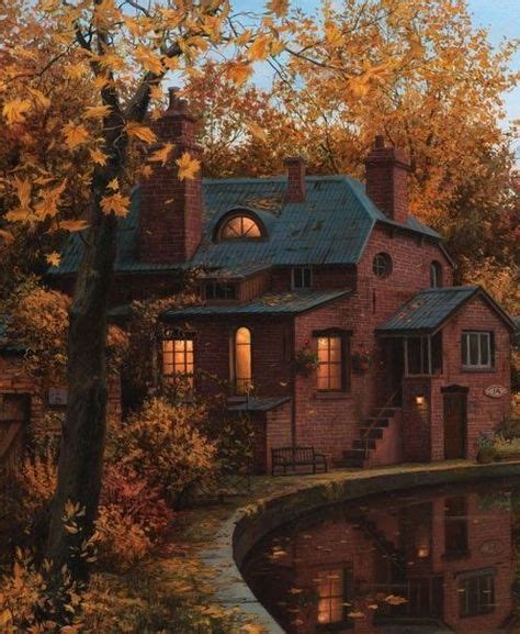 55 The Autumn Cottage Ideas Cottage Autumn Autumn Home