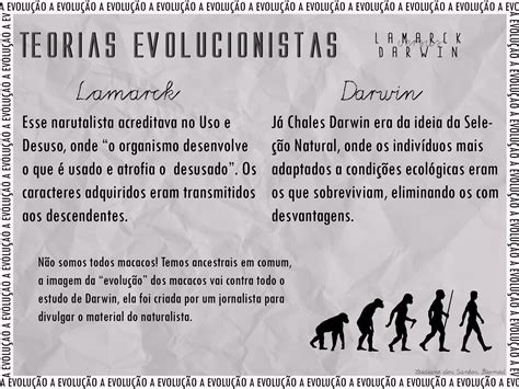 Mapa Mental Sobre Lamarck E Darwin Ensino