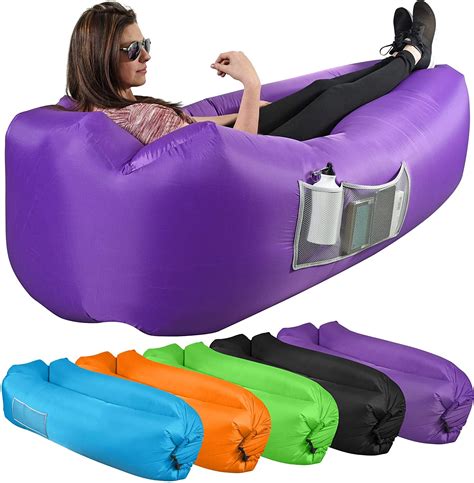 Inflatable Lounger Air Sofa Waterproof Beach Travel Outdoor Recliner