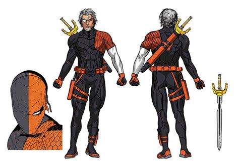 Deathstroke And Ravager Character Designs By Aco The Fine Line