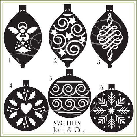 Christmas Svg File Cut Ornaments Svg Make Paper Cut Ornaments Etsy