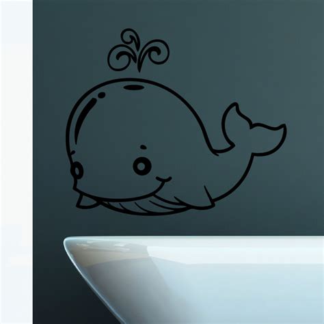 Sticker Bébé Baleine Stickers Animaux Animaux Marins Ambiance Sticker