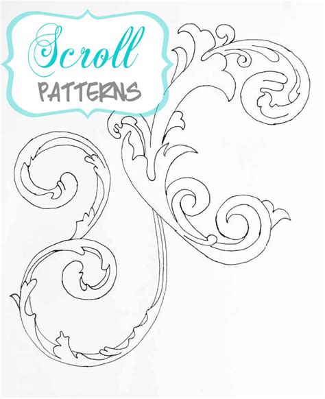 Free Printable Scroll Patterns Printable Templates