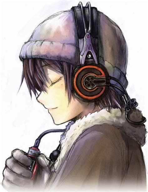 Best 25 Anime Boy With Headphones Ideas On Pinterest Hot Anime Boy