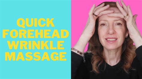 Forehead Massage For Wrinkles Youtube
