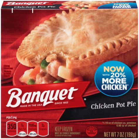 Wow, these are awful and overpriced. UPC 031000101015 - Conagra Banquet Chicken Pot Pie, 7 ...