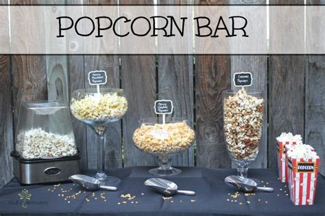 Soulful Necessities Diy Popcorn Bar Popcorn Bar Popcorn