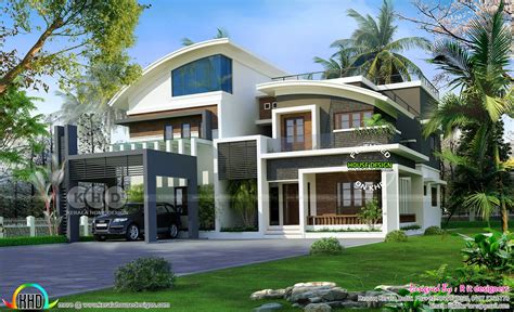 Luxurious Curvy Roof 6 Bedroom Home Home Review