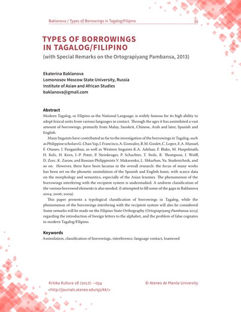 Thesis Meaning Tagalog Thesis Title Ideas For College