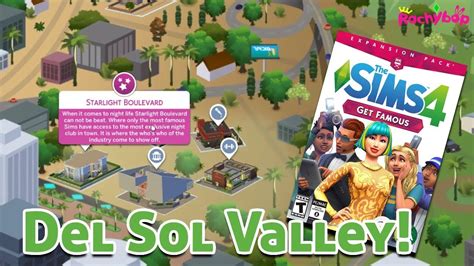 The Sims 4 Get Famous Del Sol Valley Tour Youtube