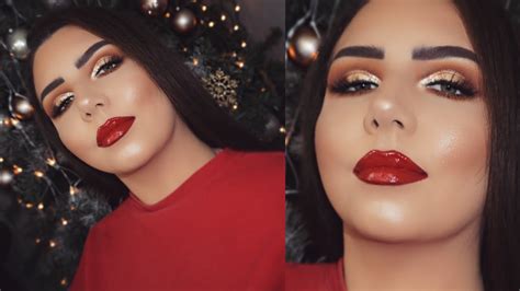 Classic Glam Christmas Party Makeup Tutorial Makeup And Beauty Giveaway