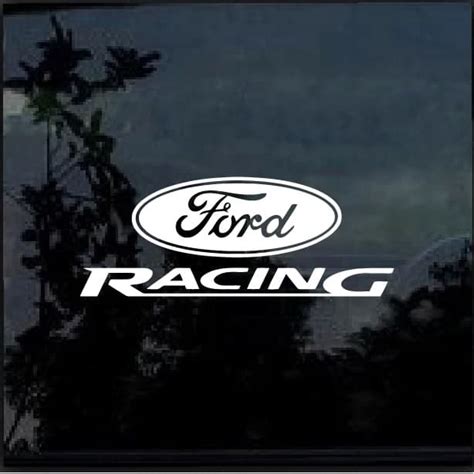 Ford Racing Decal Sticker Custom Sticker Shop