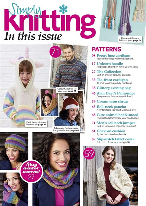 Simply Knitting Magazine Issue 167 Subscriptions Pocketmags