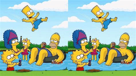 3d Simpsons Pseudo Stereogram Cross Your Eyes 1080 Hd Youtube