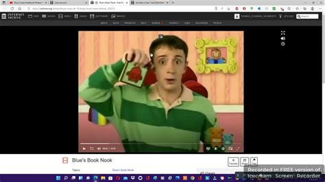 blue s clues notebook phrase from blue s book nook youtube