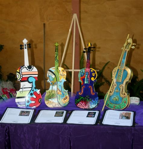 Hand Painted Violins By Marsha Bowers Of Zulim Bowers Designs Zulim