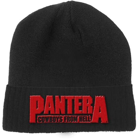 Pantera Red Cfh Official Licensed Unisex Beanie Etsy