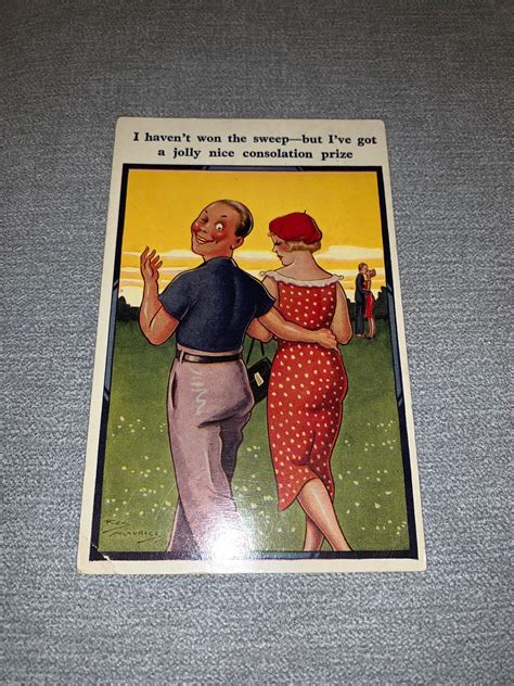 Risqué 1950s Cartoon Postcard Quirky Funny Quotes Etsy